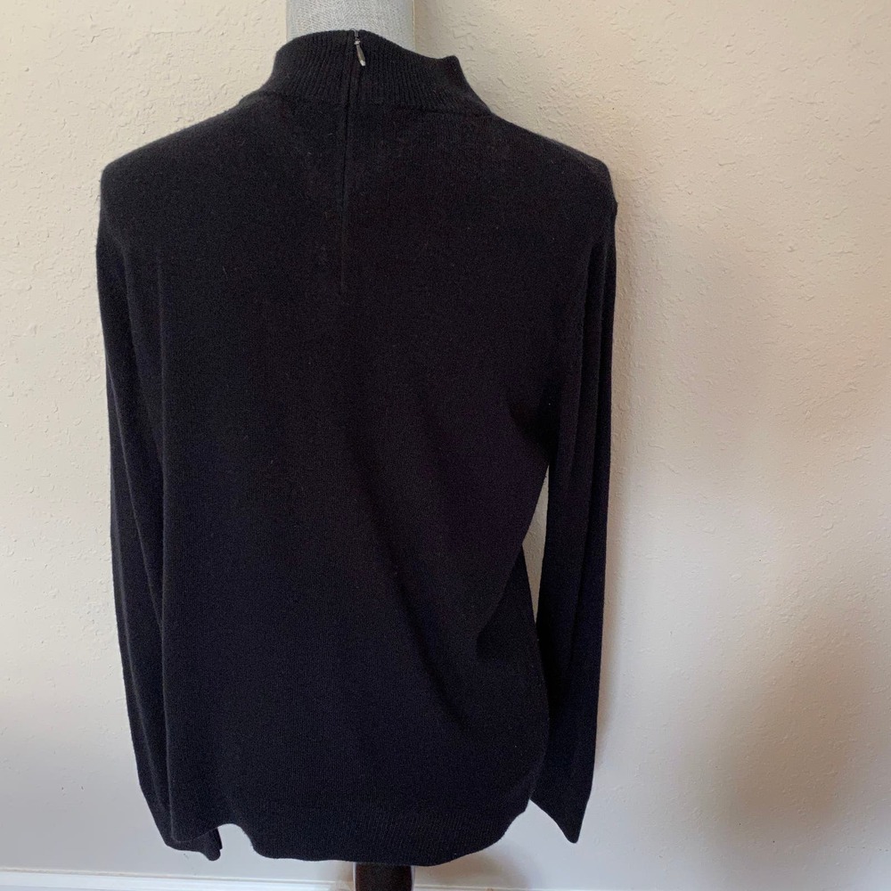 San Michelle Bay Black Mock Turtleneck - Picture 8 of 16